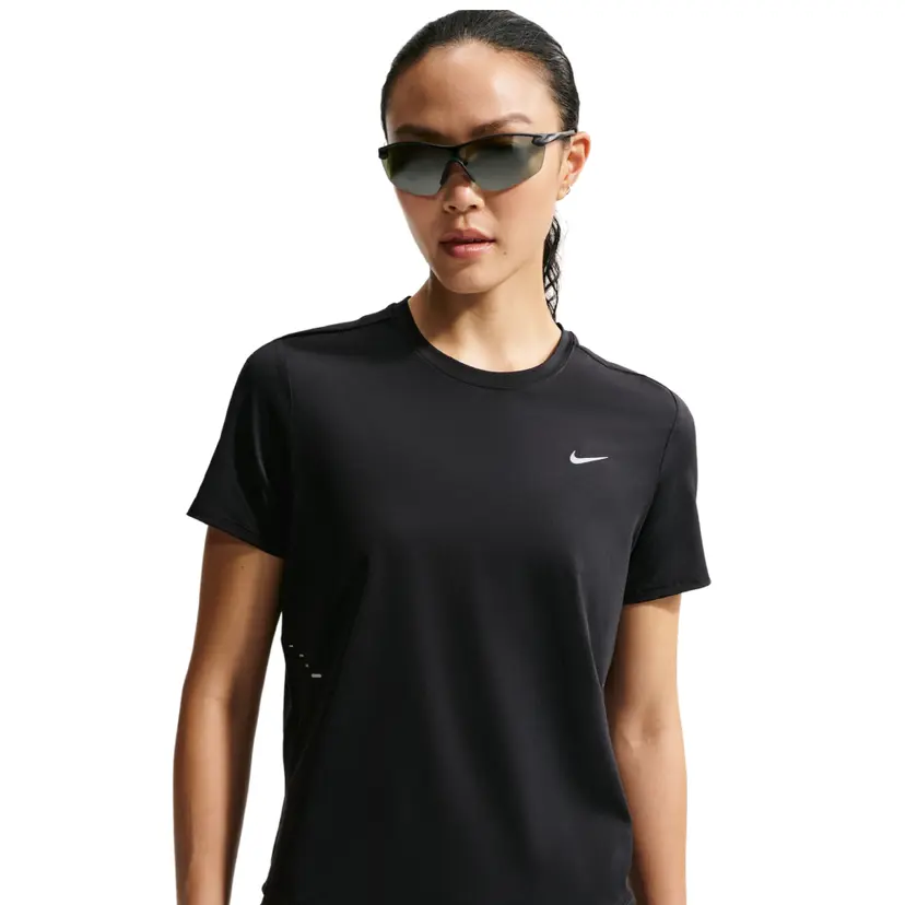 Nike Nike W's Swift Dri-Fit Short-Sleeve Running Top Black/Reflective Silv