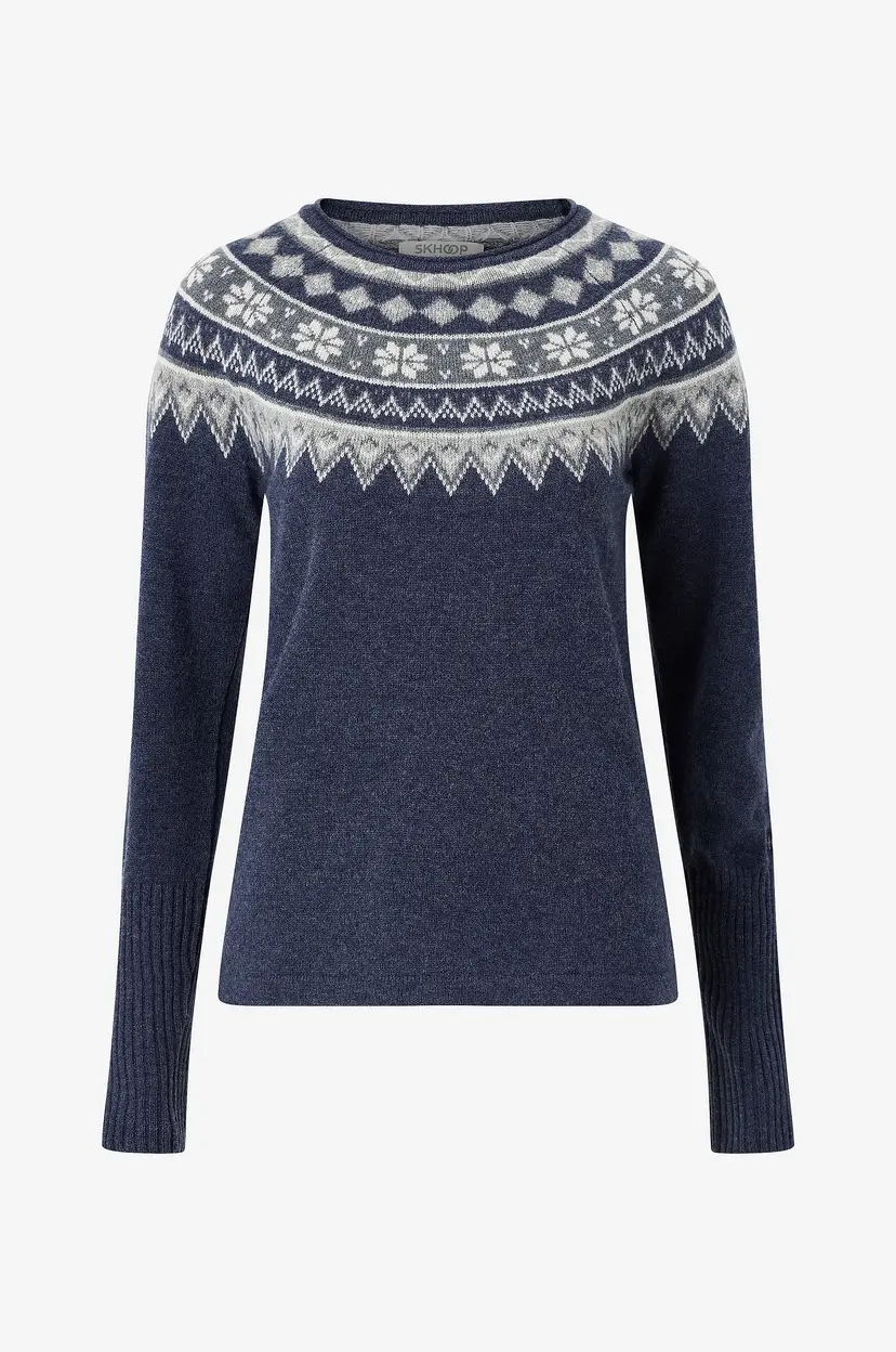 SKHOOP Genser Scandinavian Sweater - Blå