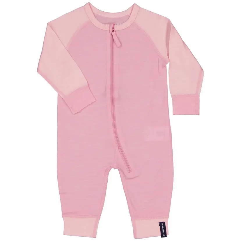 Geggamoja Underställsdräkt Merinoull Rosa - 86/92