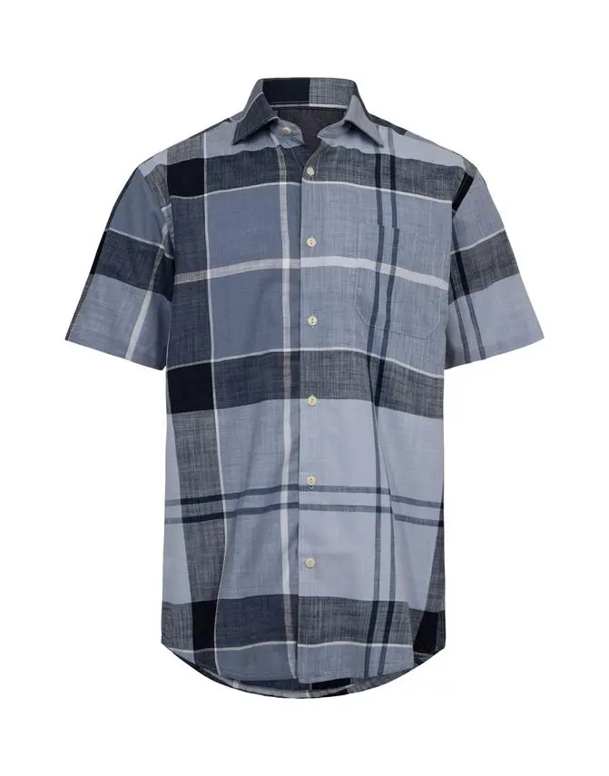 Black Blue Shirt s/s regular fit