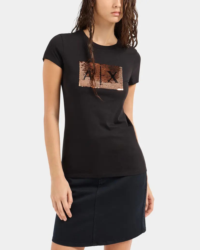 Armani Exchange Armani Exchange 8NYTDL Black T-shirt