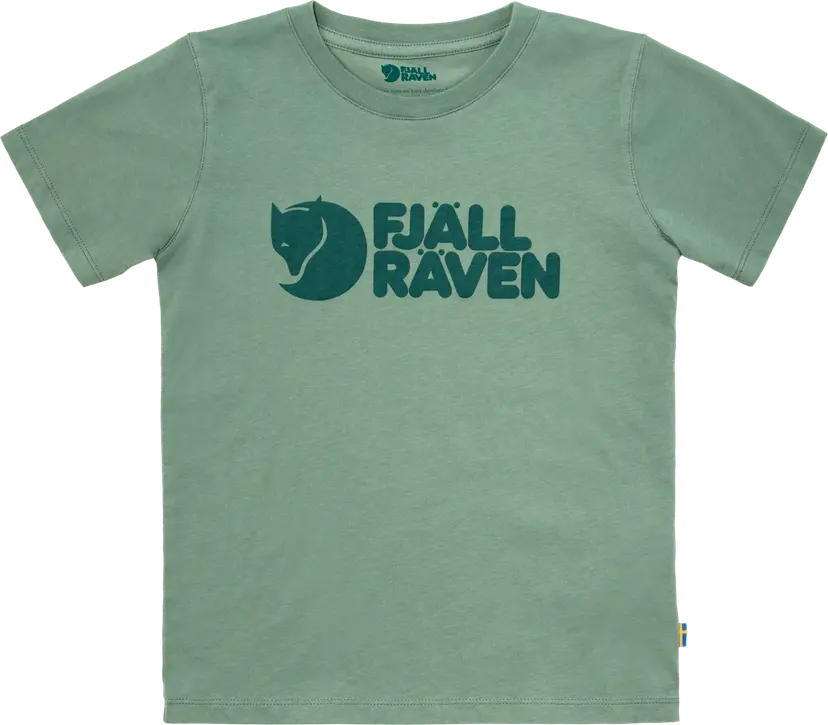 Fjällräven Fjällräven Kids' Fjällräven Logo T-Shirt Patina Green