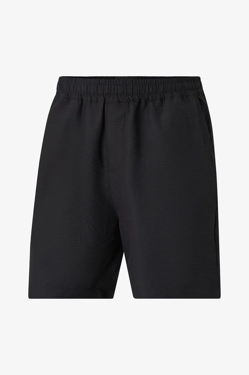 Lyle & Scott Shorts Crinkle Resort - Svart