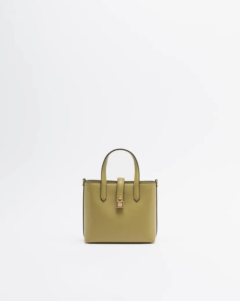 Karl Lagerfeld Karl Lagerfeld K/Autograph Padlock Mini Tote Green Handbag