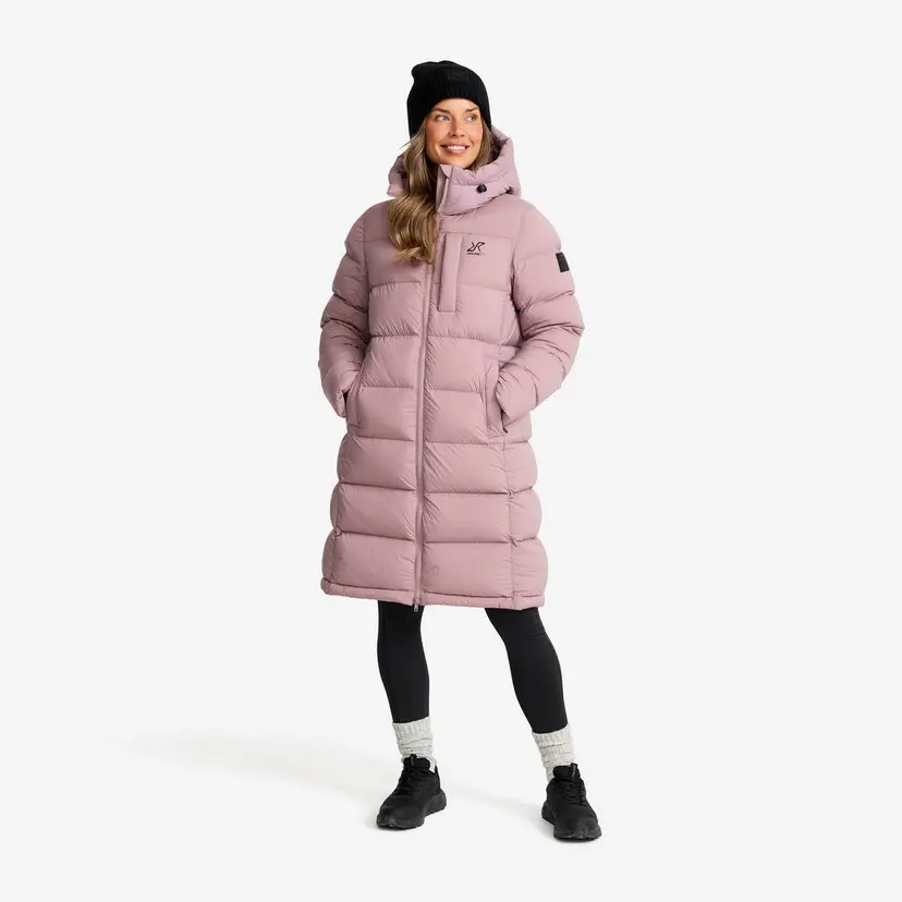 RevolutionRace Flexpedition Down Parka Dame Dusty Mauve