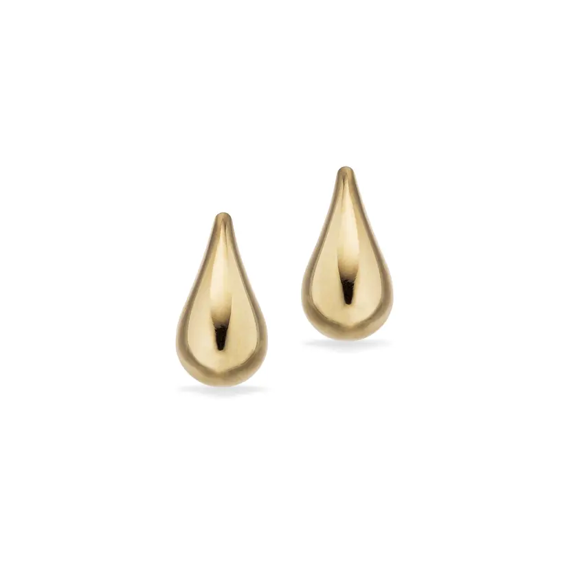 Scrouples Scrouples - 8 Karat guld dråbe ørestikker - 124533