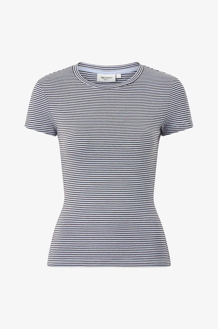 Gina Tricot T-skjorte Perfect Tight Tee - Flerfarget
