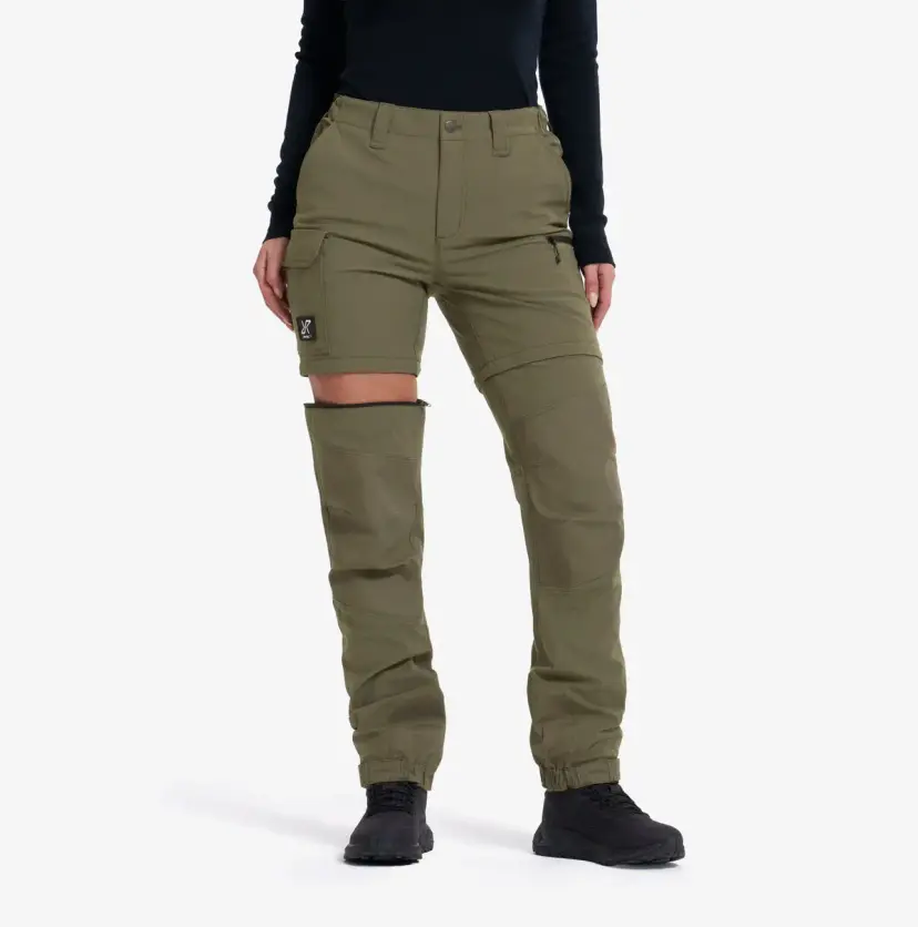 RevolutionRace Nordwand Stretch Zip-off Pants Dame Grape Leaf