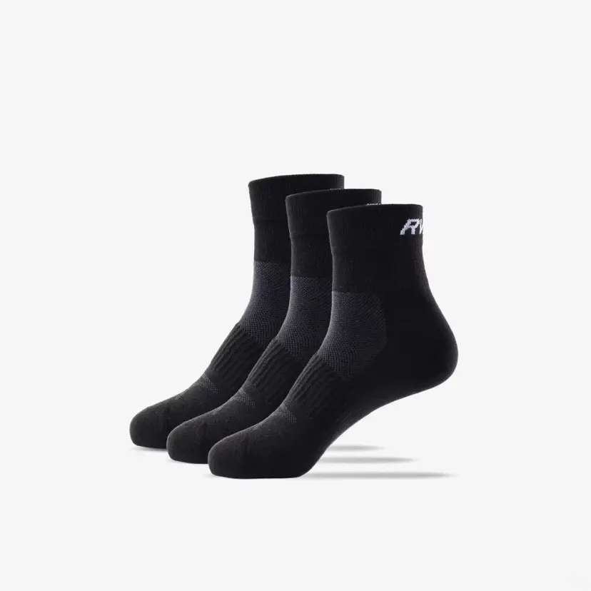 RevolutionRace 3-pack Trek Performance Low Socks Unisex Black