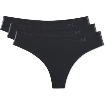 Under Armour Under Armour Truser 6P Pure Stretch Thong Svart Large Dame