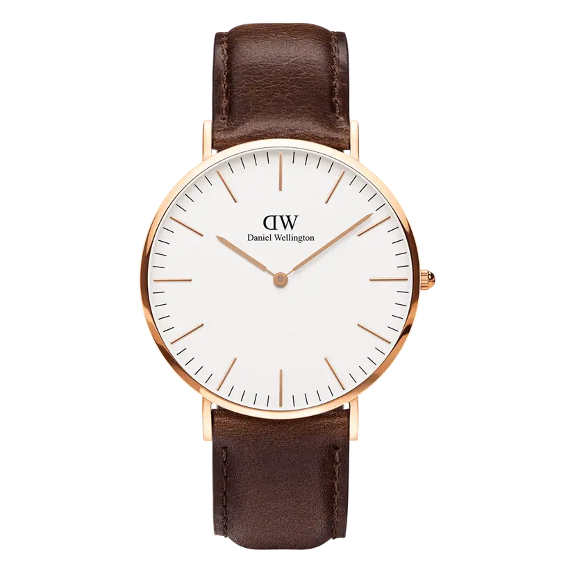 Daniel Wellington Rose Gold 36mm Watch Classic Bristol | DW