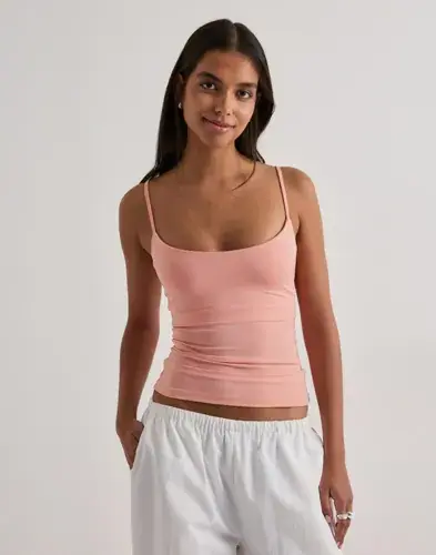 Nelly Nelly - Oransje - Built In Bra Singlet
