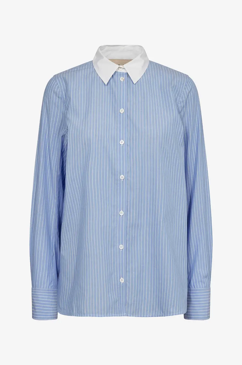 Mos Mosh Skjorte mmTayla Stripe - Blå