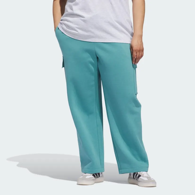 Adidas ESSENTIALS INCLUSIVE LINEAR FLEECE CARGO PANTS