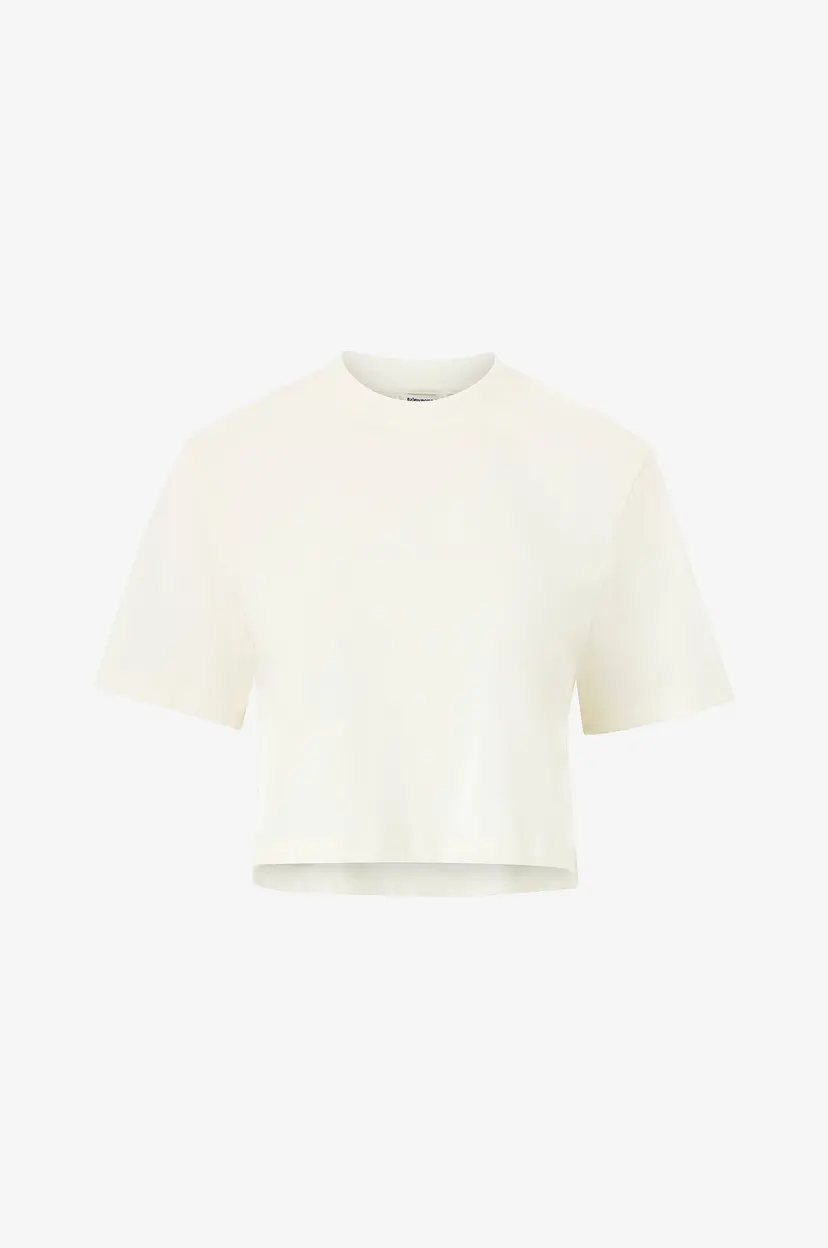 Björn Borg T-skjorte Studio Oversized Cropped - Beige