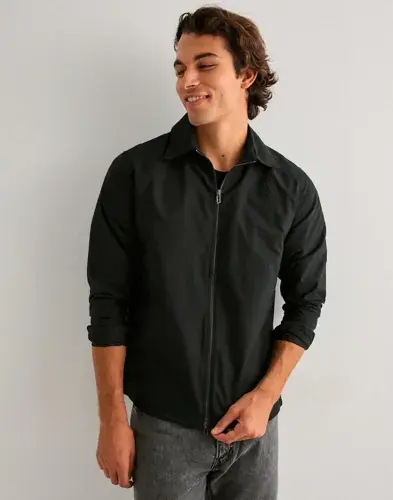 Ciszere Ciszere Aden oxford zip Gensere med glidelås Svart