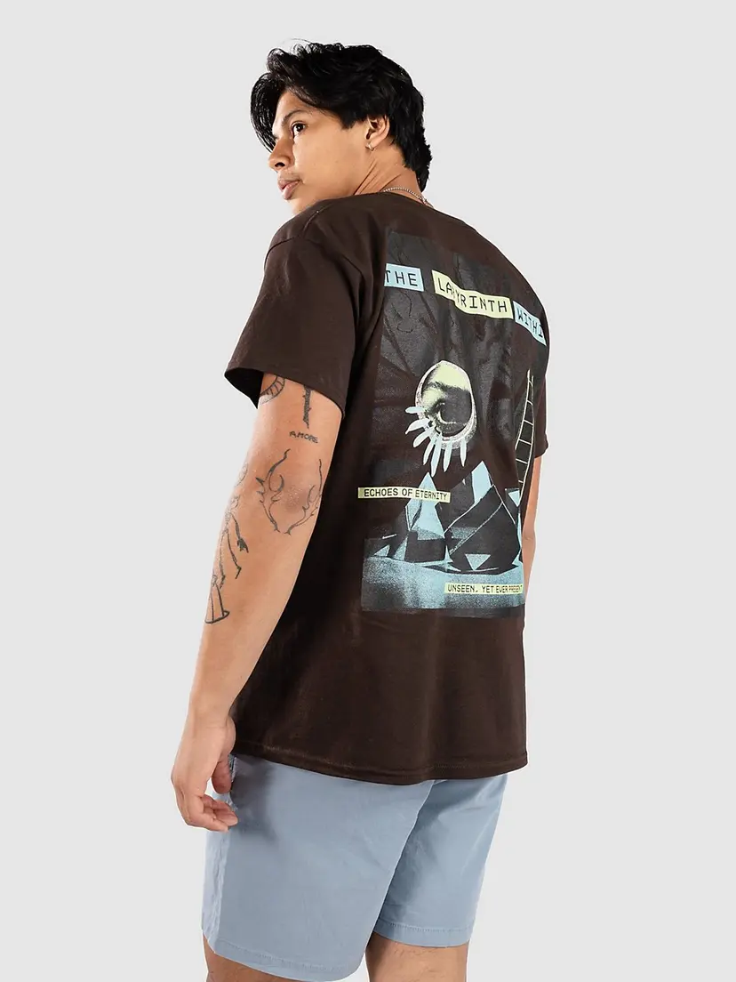 Dravus Dravus Art Therapy Deco T-skjorte brun