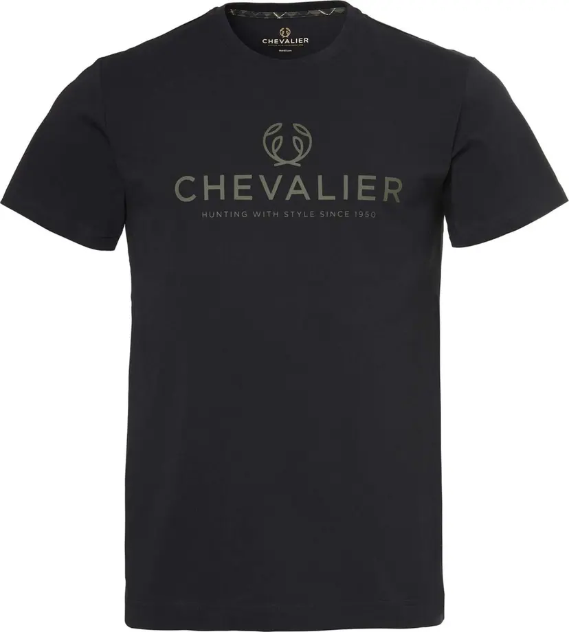 Chevalier Chevalier Men's Chevalier Logo T-Shirt Black Night