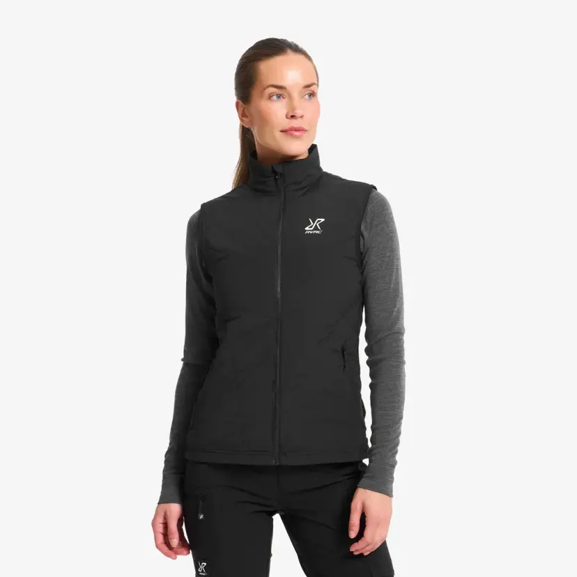 RevolutionRace Dense Light Thermo Vest Dame Black