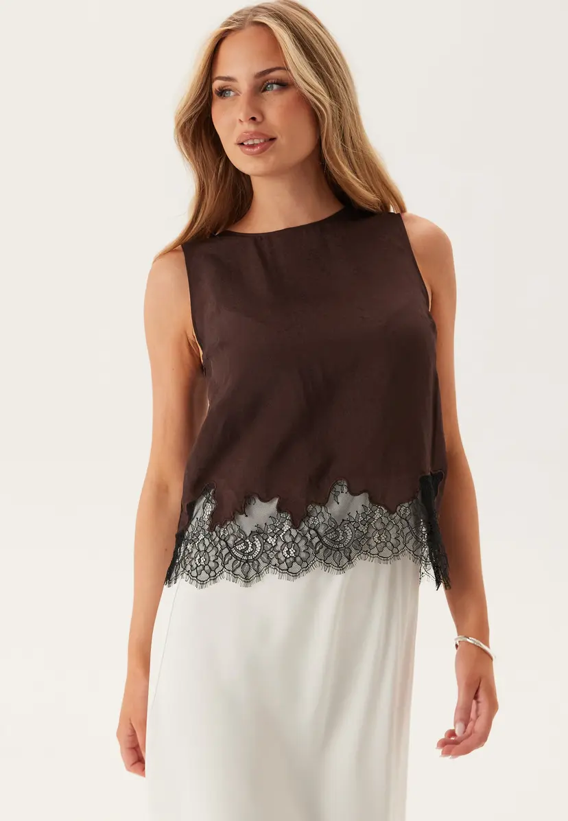 Object Collectors Item Objdalme Sl Lace Top