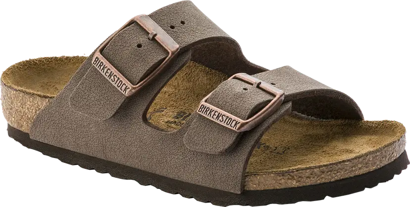 Birkenstock Birkenstock Kids' Arizona Birko-Flor Narrow Mocha Nubuck