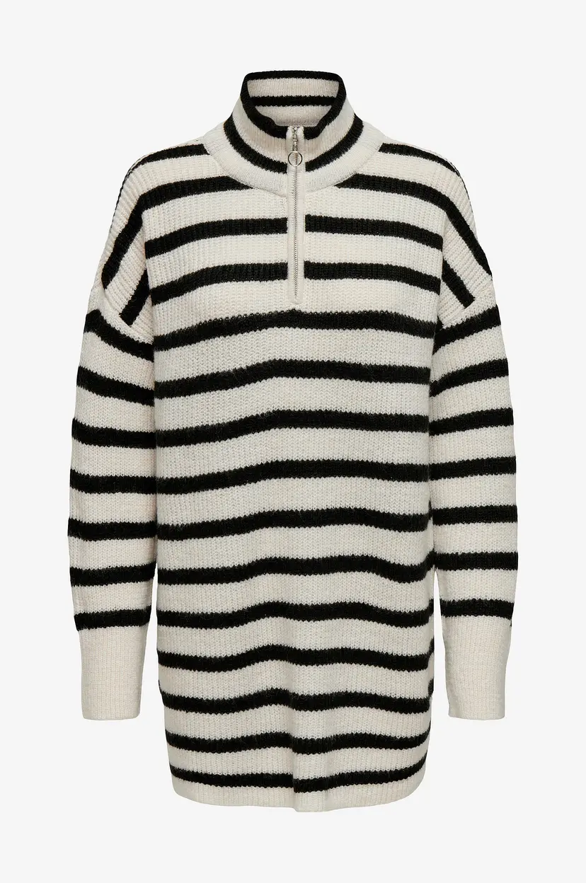ONLY Genser onlAlfrida L/S Half-zip CC Knt - Beige