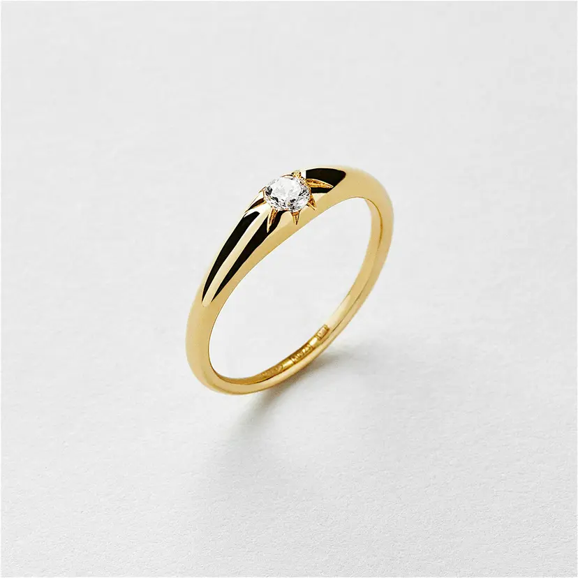 Safira Sequin Pinky Ring