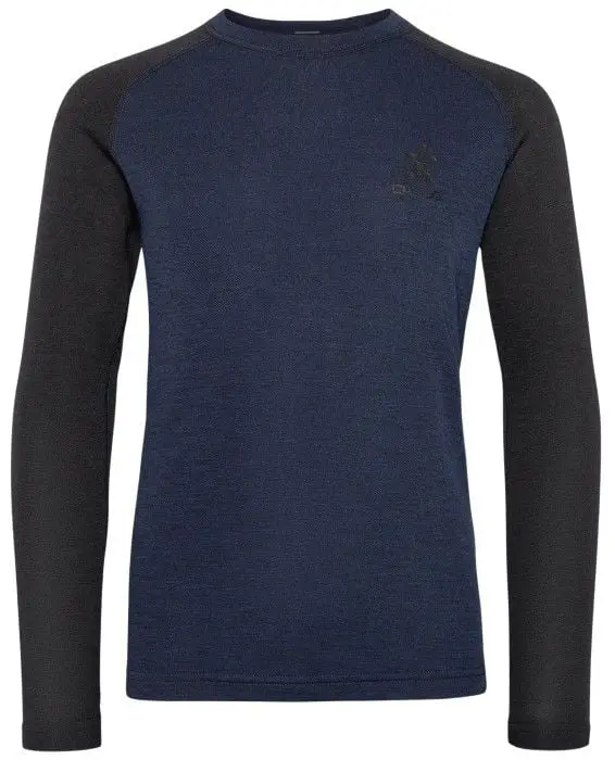 Bula Bula Junior Norm Merino Wool Crew Navy