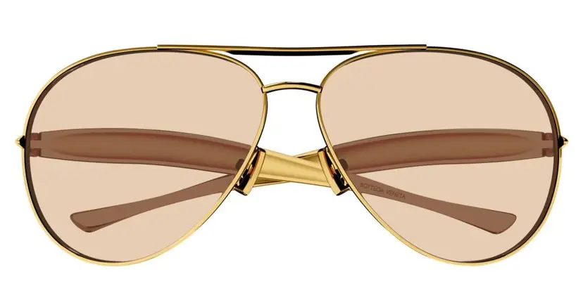 Bottega Veneta BV1305S solbriller, gull
