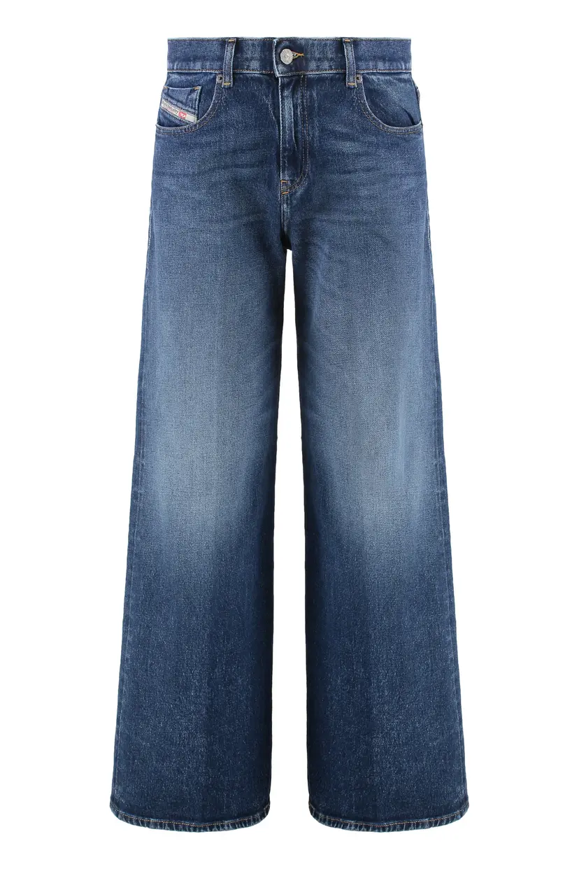 Diesel Diesel Wide leg – Blå