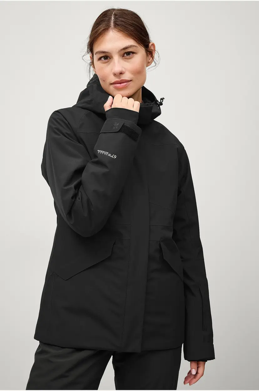 Áhkká Skijakke Ski Jacket W - Svart