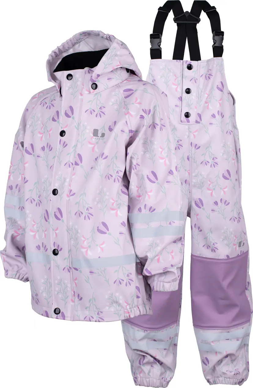 Lindberg Lindberg Kids' Vattholma Rain Set Lavender/pink