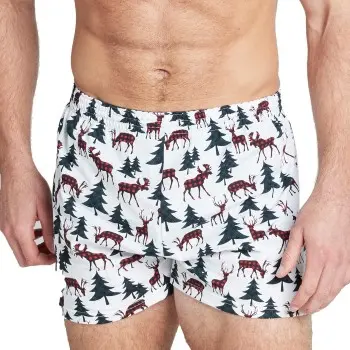 Jockey Jockey Woven Boxer Hvit bomull Large Herre