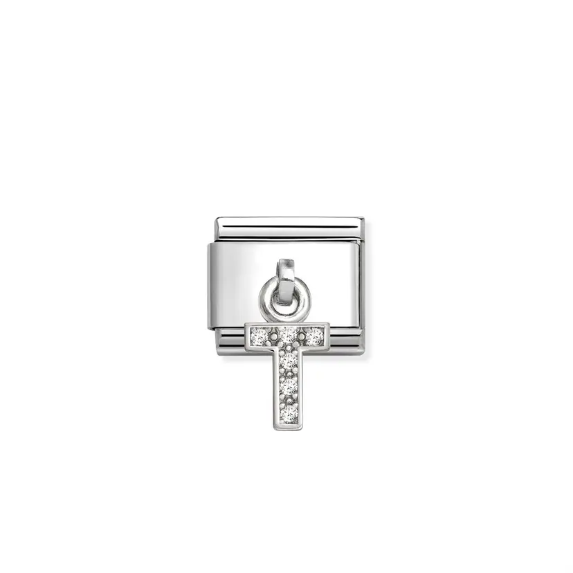 Nomination Charm Letter T
