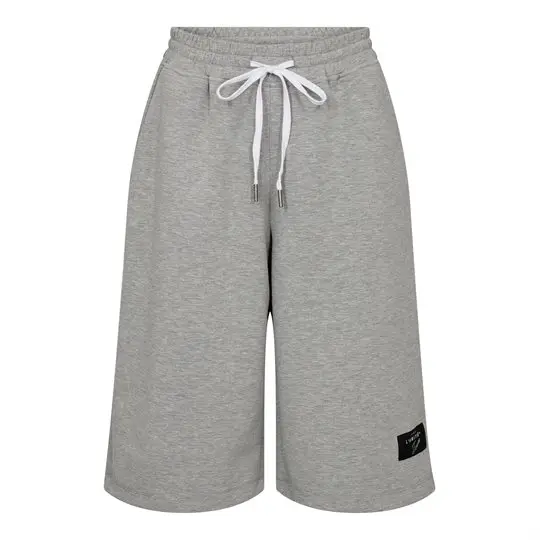 Haute L ' Amité Haute L' Amitié - Maxi Sweat Bermuda - Grey Melangé