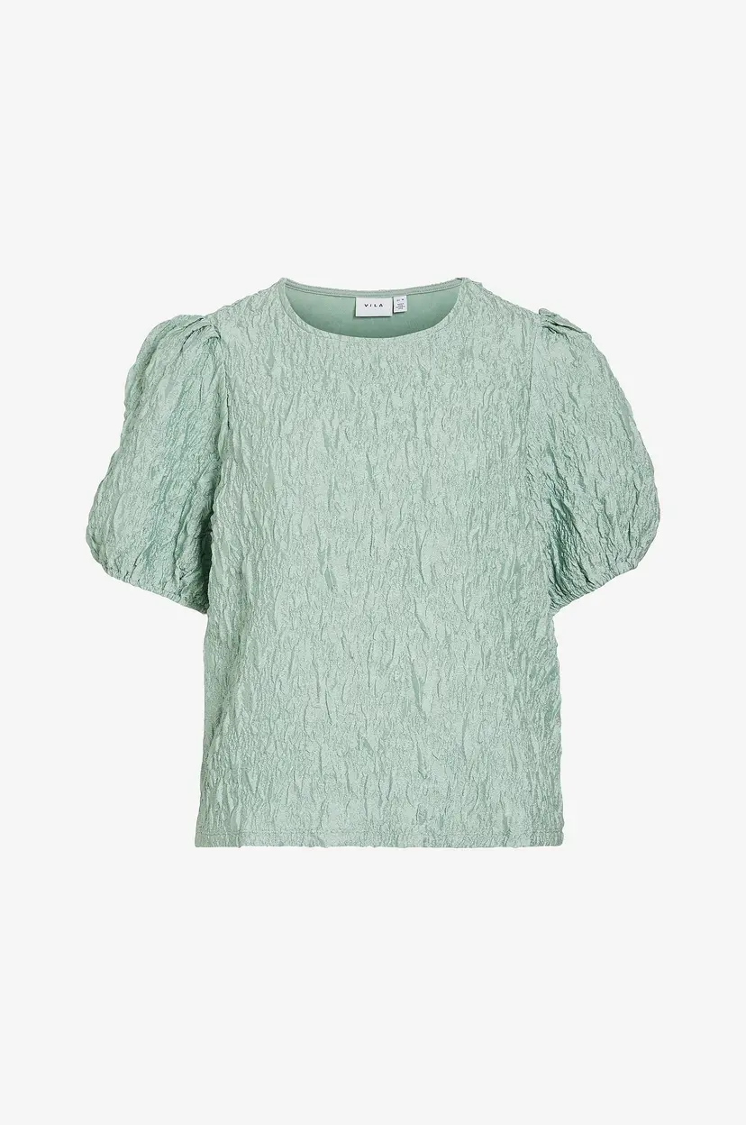Vila Topp viSophia O-neck 2/4 Top - Grønn