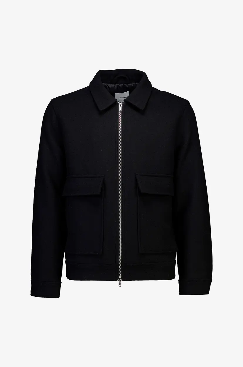 Lindbergh Jakke Wool Blend Jacket - Svart