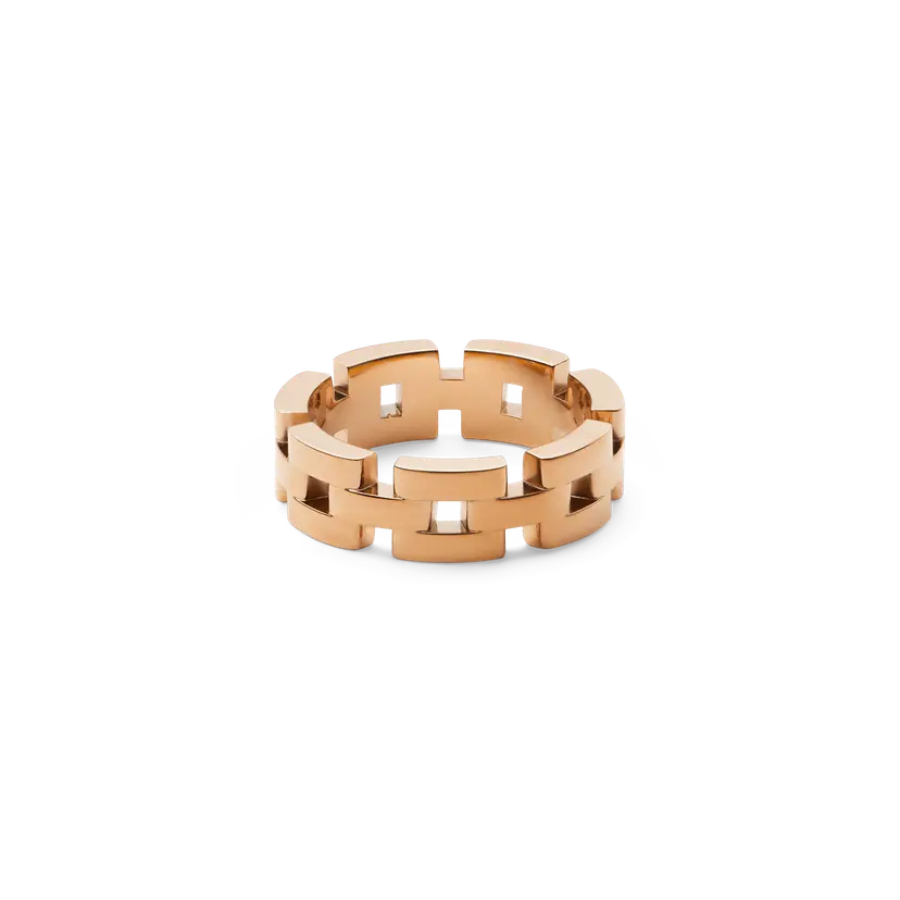Daniel Wellington Rose Gold Ring 3-link | DW