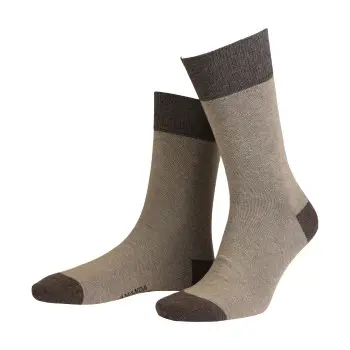 Amanda Christensen Amanda Christensen Strømper True Contrast Ankle Sock Lysbrun