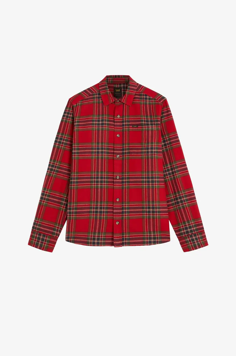 Lee Skjorte Leesure Shirt Red Tartan - Rød