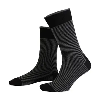 Amanda Christensen Amanda Christensen Strømper True Stripe Ankle Sock Svart