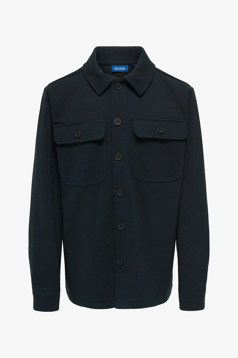 ONLY & SONS JUNIOR Overtreksskjorte osjNew Kodyl Overshirt Sweat - Blå