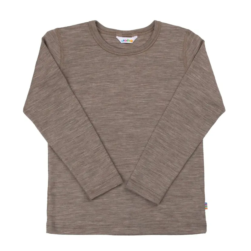 Joha Trøye i ull/silke Kids Beige Melange