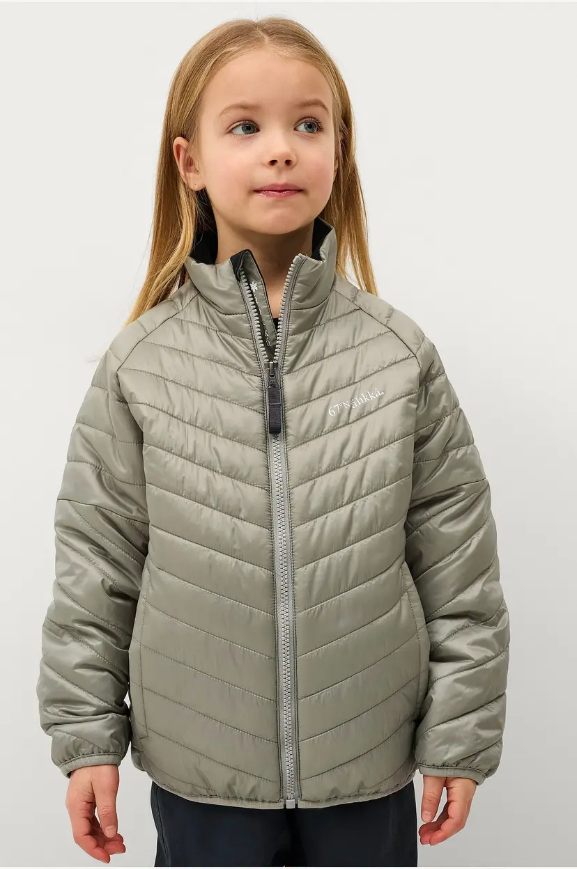 Áhkká Lettvektsjakke Liner Jacket Kids - Grønn