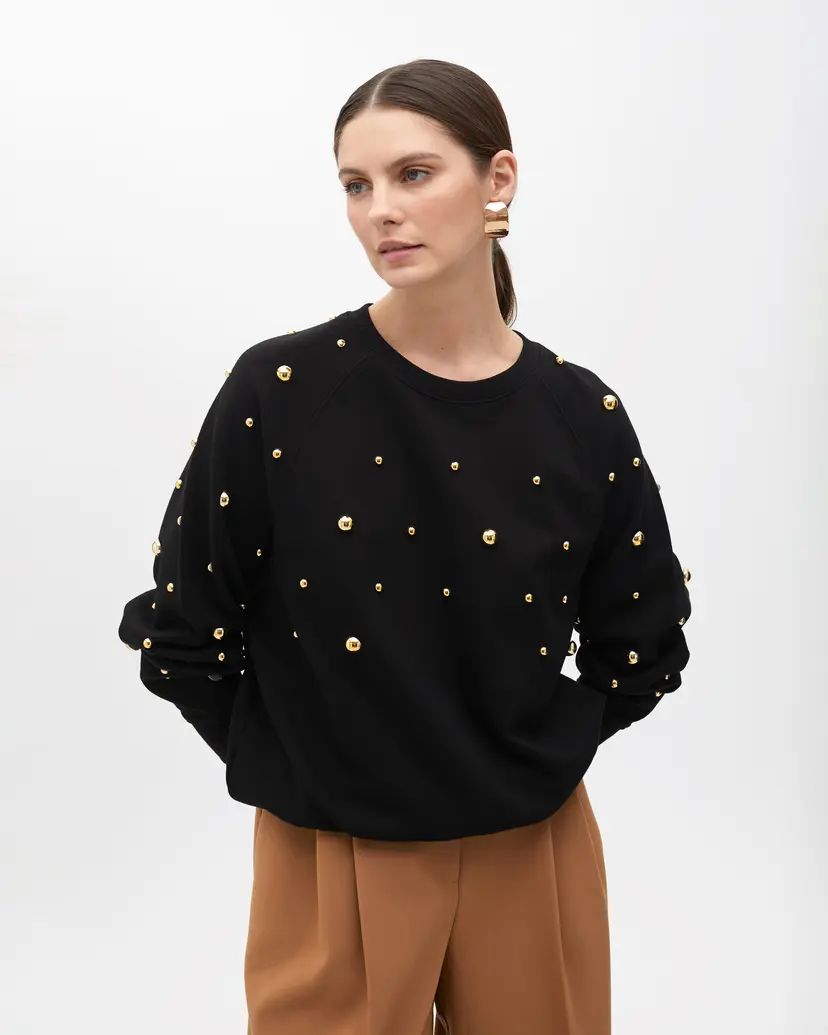 Maite by Lola Maite by Lola MF2511004 Black Knitted sweatshirt