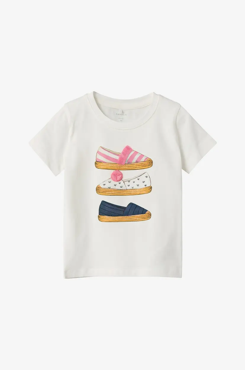NAME IT Topp nmfFang SS Top - Hvit