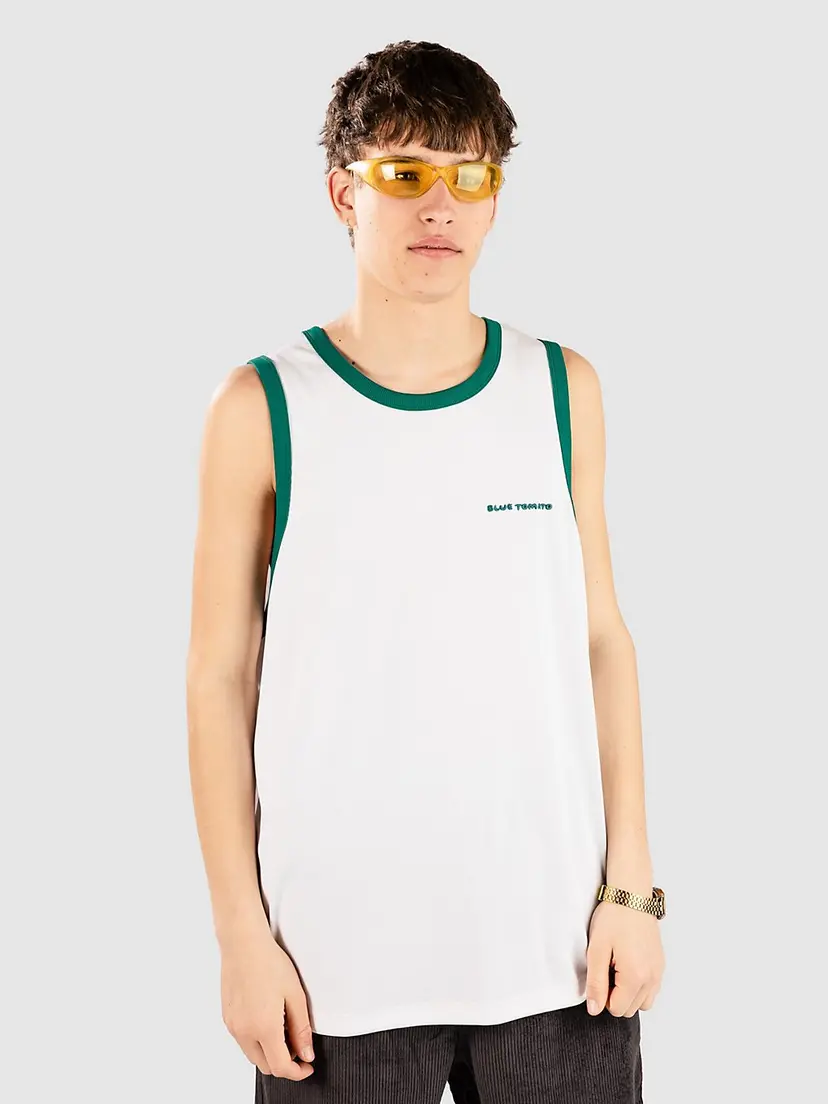 Blue Tomato Blue Tomato Logo Singlet hvit