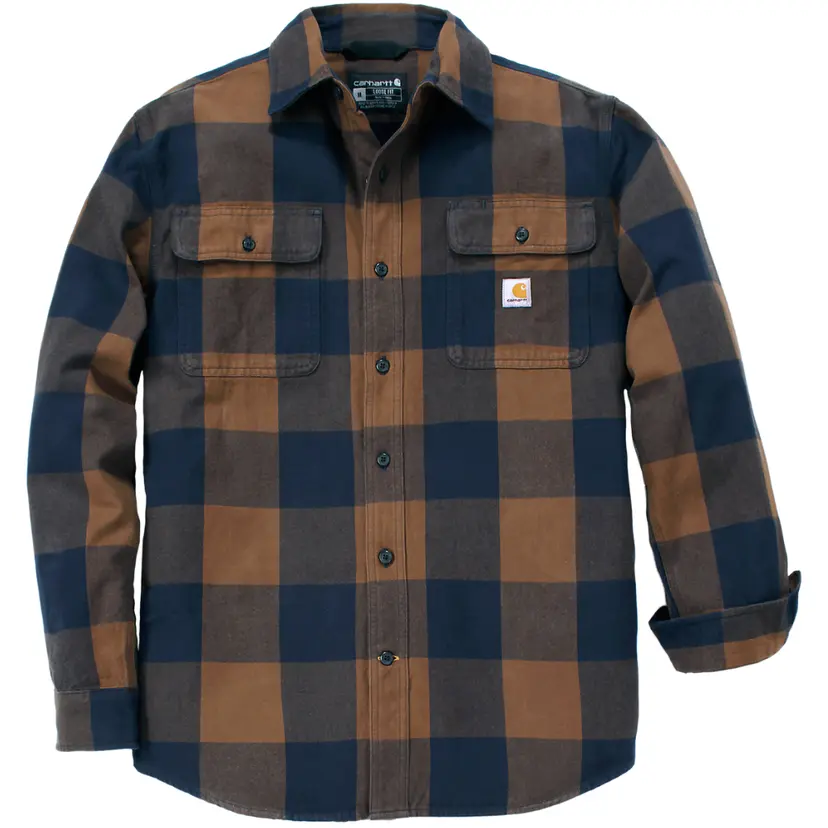 Carhartt Workwear Carhartt Workwear Carhartt M's Long-Sleeve Plaid Shirt Red Duck
