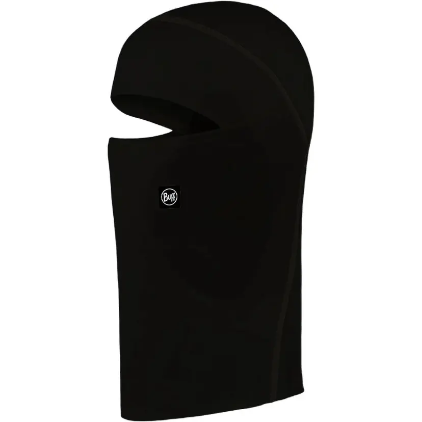 Buff Buff Merino Midweight Hinged Balaclava Black