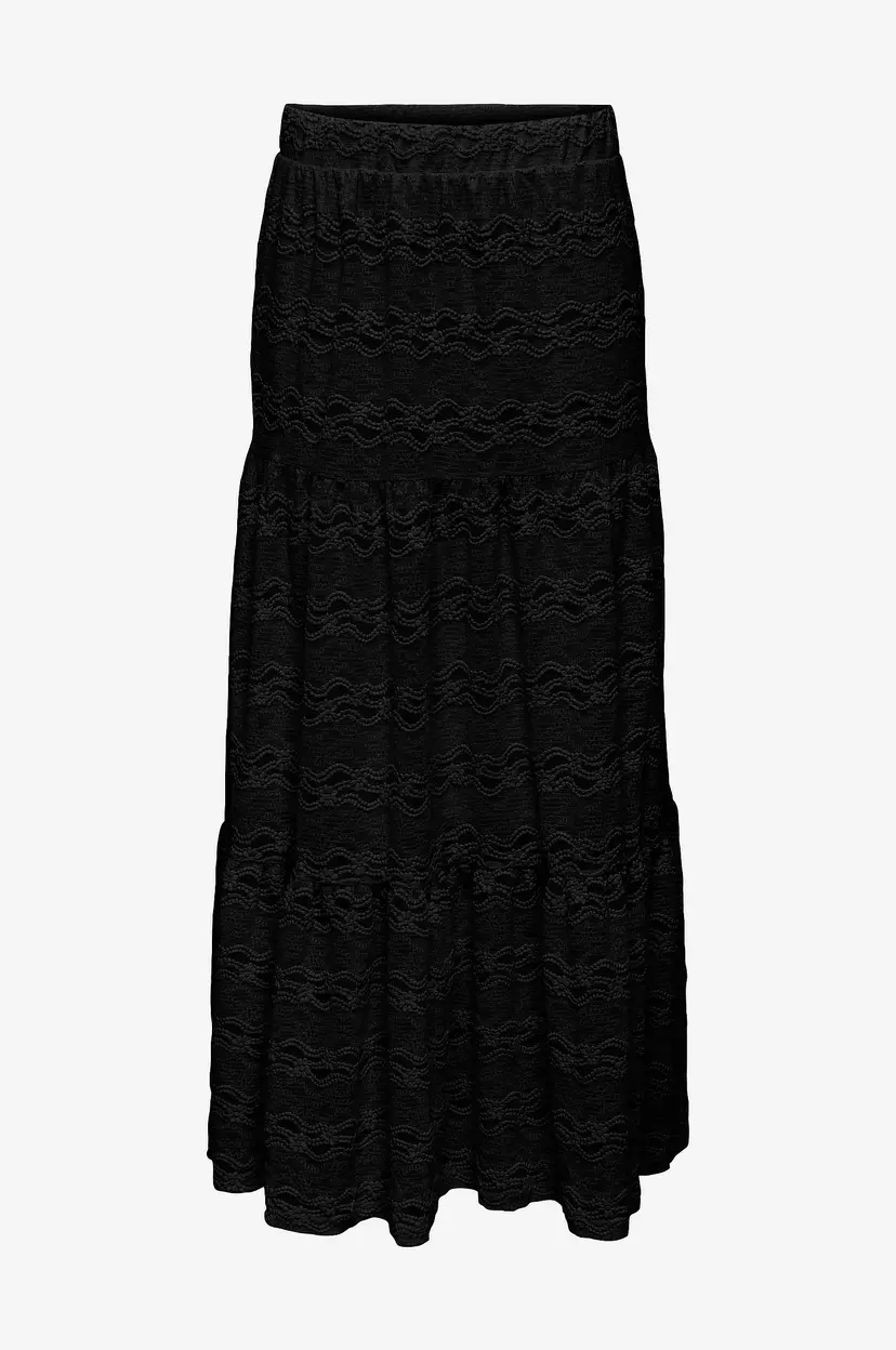 ONLY Maxi skjørt onlLuna Long Skirt Jrs - Svart